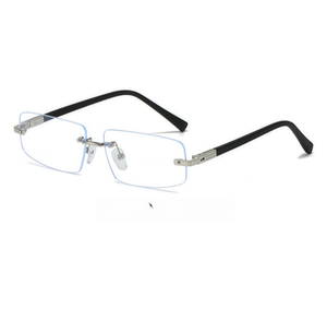 ファッショナブルなメタルフレームレスデザイン、アンチブルーライトフレームレスカット、ボーダー放射線保護を備えた新しいメガネ - Product Image 3