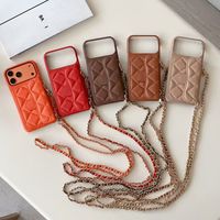 Étui de téléphone en cuir vierge pour sublimation avec lanière et porte-cartes pour iPhone 17 16 15 14 Pro