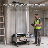 Petite machine électrique à plâtrer le ciment | Machine automatique de plâtrage mural en ciment