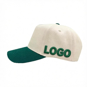 Gorra de Béisbol Personalizada con Bordado 3D en Dos Tonos, Gorra Casual Unisex Ajustable con Logotipo Bordado en Sarga de Algodón, Color en Contraste - Product Image 3