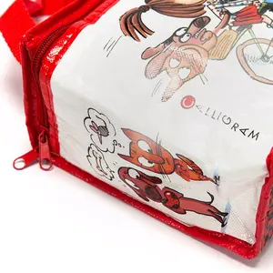 다채로운 <span class=keywords><strong>freezable</strong></span> 접을 수있는 열 절연 점심 가방 쿨러 성인 어린이 - Product Image 2