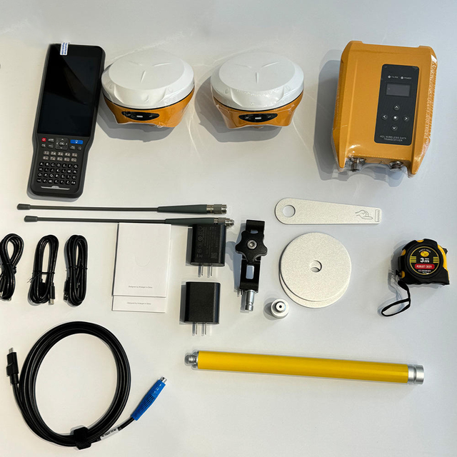 2025 High Precision V300/V500 1408 Channel GNSS RTK Receiver IMU IP67 Bluetooth/WiFi/4G