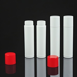 4.2G PP White Empty Lipstick Tubes Lip Balm <b>Container</b> Cosmetic Personal Care Tubes - Product Image 1