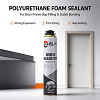 Mousse PU à faible rétrécissement pour l'installation de portes intérieures en bois, mastic en mousse de polyuréthane