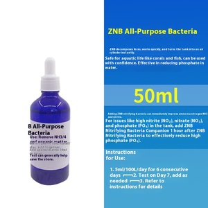 ZNB Nitrifiant Bactéries Purification De L'eau Stabilisateur Eau De Mer Fraîche Ammoniac PO4 Enlèvement <span class=keywords><strong>Algues</strong></span> Boue Rouge Aquariums Accessoires - Product Image 6