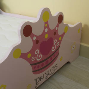 Qualità camera da <span class=keywords><strong>letto</strong></span> mobili stile principessa in legno <span class=keywords><strong>singolo</strong></span> <span class=keywords><strong>rosa</strong></span> bambini letti ragazze - Product Image 5