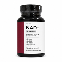 Complément alimentaire NAD+ pour l'énergie cellulaire et anti-âge avec Resveratrol, CoQ10, L-Carnitine et L-Arginine (Vegan) pour adultes 90G