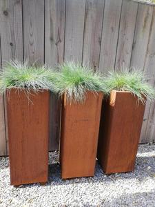 Maceta de Acero Corten Personalizable, Maceta Cúbica de Acero Corten para Interiores, Macetas de Acero Corten - Product Image 5