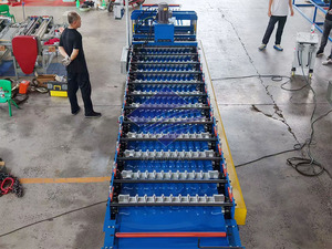 Double Layer Roofing Roll Forming <b>Machine</b> IBR Corrugated Roofing Sheet Forming <b>Machine</b> Roof <b>Tiles</b> <b>Making</b> <b>Machine</b> - Product Image 4
