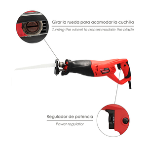 Sega a sciabola da 900 Watt. Con velocità variabile, capacità di taglio: legno 115 mm / acciaio 8 mm. - Product Image 3