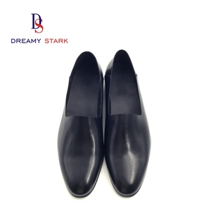 Chaussures habillées Oxford à enfiler en cuir véritable noir brillant de haute qualité, modèle original de marque, pour mariage, automne léger - Product Image 4