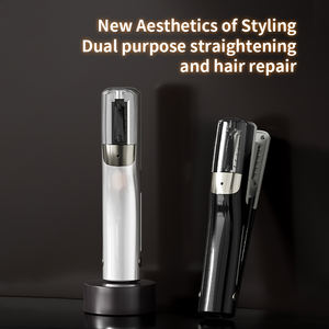 Nouveau modèle 2026, tondeuse à cheveux professionnelle sans fil rechargeable, 500 mAh, 4 couleurs, pour usage domestique, avec fonction de coupe automatique des pointes fourchues, version espagnole - Product Image 2