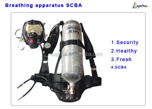 गर्म बिक्री 6.8l sba स्व-निहित वायु श्वसन तंत्र नई श्वास तंत्र एसबीए फायरमैन श्वासयंत्र - Product Image 5