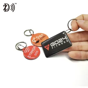 กำหนดเอง Rewritable LF T5577อีพ็อกซี่ Keyfob 125KHz RFID สมาร์ทอีพ็อกซี่การ์ดแท็กสำหรับการควบคุมการเข้าถึง