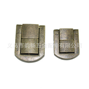 Boucle en alliage Yunchang 20x25mm style antique pour boîtes à vin en bois, fermeture dissimulée - Product Image 3