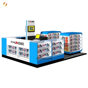 Kiosco de Accesorios para Teléfonos en Centro Comercial, Mostrador de Exhibición de Fundas para Teléfonos Móviles en Venta - Product Image 4