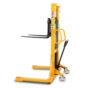 Xilin手動スタッカー、ストラドルレッグ付き500kg1000kgパレットリフティングスタッカー調整可能フォークハンドフォークリフト - Product Image 3