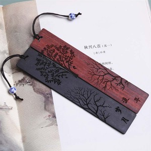 Marque-page en bois de Style chinois, sculpture rétro pour <span class=keywords><strong>les</strong></span> amoureux de l'acajou, marque-<span class=keywords><strong>livre</strong></span> pour étudiants, fournitures d'écriture de bureau, papeterie scolaire pour enfants - Product Image 5