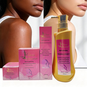 Ensemble de soins de la peau <span class=keywords><strong>anti</strong></span>-âge OEM avec sérum pour le <span class=keywords><strong>visage</strong></span>, glutathion, vitamine C, ensemble de soins éclaircissants multi-usages pour femmes - Product Image 1