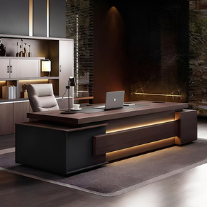 طاولة عصرية على شكل حرف L لأثاث الأعمال الراقية طاولة بوس - Product Image 1