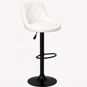 Chaise minimaliste moderne de luxe légère de style nordique haut de gamme avec dossier, tabouret de bar, tabouret de bar pour îlot, style luxe léger - Product Image 3