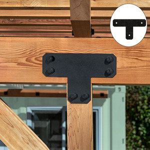 Factory Customized Wood Structure Connectors Metal Angle Bracket <strong>Beam</strong> Bracket Wood Connectors