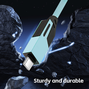 65w 27w Pd Charge rapide 4 en 1 USB vers Type c vers Type c vers IOS Câble de chargeur USB rétractable enroulé à 8 broches pour haut-parleur de voiture de téléphone - Product Image 5