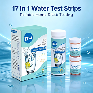 Bandelettes de <span class=keywords><strong>test</strong></span> d'<span class=keywords><strong>eau</strong></span> à 17 paramètres : Détection du plomb, des bactéries, du <span class=keywords><strong>chlore</strong></span>, du pH, de la dureté, du fluorure – Kit complet pour l'analyse de l'<span class=keywords><strong>eau</strong></span> <span class=keywords><strong>potable</strong></span> à domicile - Product Image 5