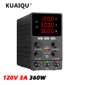 KUAIQU SPS1203S <span class=keywords><strong>DC</strong></span> Fuente de alimentación de Banco 120V 3A Fuente USB 18W Recarga de batería de plomo 24V 48V <span class=keywords><strong>72V</strong></span> Reparación de dispositivos electrónicos - Product Image 1