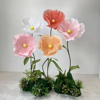 Pivoines géantes en soie de 60 cm, fleurs artificielles de 180 cm de haut, faites à la main, longue durée, pour la décoration de mariage, la Saint-Valentin et Pâques - Vente en gros