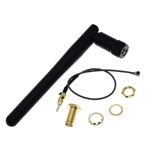 TZT 2,4 GHz 3dBi <span class=keywords><strong>WiFi</strong></span> 2,4g Antena Macho Enrutador inalámbrico + 17cm PCI U.FL IPX a Cable Pigtail macho ESP32 - Product Image 6