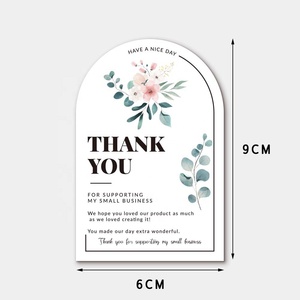 Tarjetas <span class=keywords><strong>de</strong></span> Agradecimiento con Forma <span class=keywords><strong>de</strong></span> Arco, Impresión Personalizada, Código <span class=keywords><strong>de</strong></span> Descuento, Etiquetas <span class=keywords><strong>de</strong></span> Papel para Tarjetas <span class=keywords><strong>de</strong></span> Visita con Nombre y Logotipo, Tarjeta <span class=keywords><strong>de</strong></span> Felicitación/Boda - Product Image 2