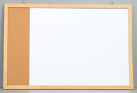 Tableau blanc magnétique en liège souple planificateur babillard Plan hebdomadaire calendrier mural liège blanc 2 en 1 tableau d'affichage