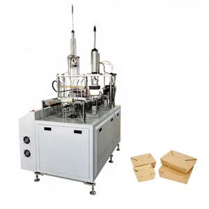 Automatische Papier-Lunchbox Lebensmittelbehälter Mahlzeitbox Obst Takeaway Kuchenbox Herstellungsmaschine Papierbox-Produktionsmaschine - Product Image 1