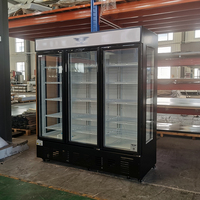 Réfrigérateur commercial pour boissons avec porte vitrée latérale, vitrine, prix d'usine