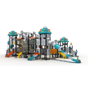 Columpio al aire libre parque infantil diseño colorido tobogán para niños parque infantil de seguridad al aire libre para niños Juego toboganes - Product Image 3