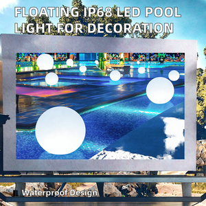 Lampada Galleggiante Decorativa per Piscina IP68, Luce LED Variabile a Sfera, Corpo in Plastica, per Stadi Sportivi, CRI 80 4100K Neutro - Product Image 3