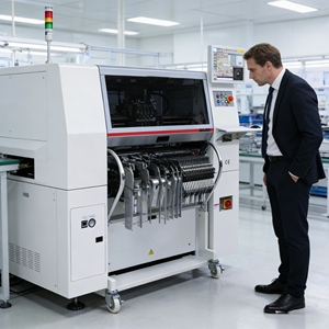 Máquina de Colocación de Componentes SMT de Alta Velocidad Hanwha DECAN L2 Usada, Montadora de Segunda Mano para Línea de Ensamblaje de PCB - Product Image 5