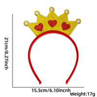 Serre-tête personnalisé en forme de cœur avec plumes rouges duveteuses, bandeau à cœurs scintillants multiples pour enterrement de vie de jeune fille, déguisement d'anniversaire