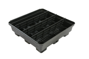 Roof Garden Modular Vertical <b>Planters</b> Black Square Self Watering Biodegradable <b>Plastic</b> Lightweight Durable Drainage Hole Outdoor - Product Image 4