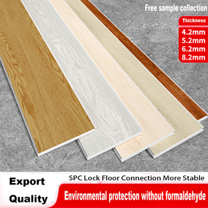 SPC <span class=keywords><strong>Click</strong></span> de 6 mm, Baldosas de Vinilo con Aspecto de Madera, Resistentes al Agua, Ecológicas, de Lujo, Sistema de Encaje, Piso Vinílico SPC - Product Image 3