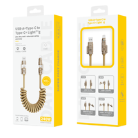 Câble de charge USB Type C en silicone OEM 240W, câble de charge pour tablette, câbles de données 4-en-1, câble de charge rapide USB C 240W pour téléphone portable