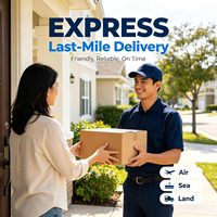 Service de livraison express de Chine vers les États-Unis, livraison porte à porte, transitaire pour petits colis et marchandises urgentes