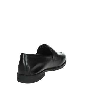Mocasines de Cuero Negro para Hombre Alberto Guardiani, Zapatos Formales - Product Image 3