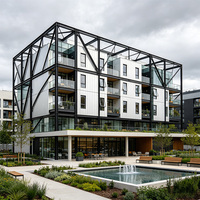 Edificios de Apartamentos de Estructura de Acero Comercial de Alta Calidad, Edificios de Oficinas, Edificios de Oficinas con Estructura de Acero Ligero