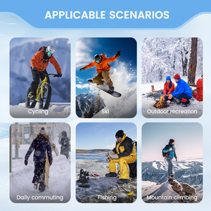 Cache-cou thermique imprimé pour l'hiver, masque facial en polaire chaud, coupe-vent, cache-cou pour homme pour le <span class=keywords><strong>ski</strong></span>, le snowboard, le vélo, la <span class=keywords><strong>randonnée</strong></span> - Product Image 5