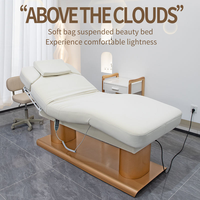 Table de massage de luxe Lingvita Elegant Beauty Bed, mobilier de salon réglable, unité de traitement de physiothérapie confortable