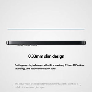 Verre trempé adapté au téléphone <span class=keywords><strong>portable</strong></span> Samsung S24uitra, film de <span class=keywords><strong>protection</strong></span> 3D, écran anti-explosion, grade AAA, 0,33 mm - Product Image 5