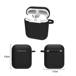 미니 소프트 실리콘 케이스 Apple Airpod 용 이어폰 케이스 울트라 씬 에어 포드 프로텍터 케이스