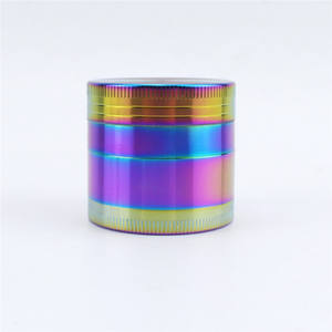 Molino de Hierbas Holográfico Personalizado de 40/50MM, 4 Capas, Metálico, para Hierbas Secas, Especias, Tabaco, Accesorios para Fumadores - Product Image 1